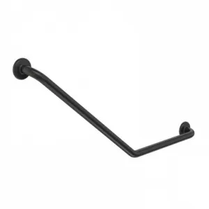 Care Support Grab Rail 140 Degree 450X700 Angled Right Matte | Made From Rubber In Black By Caroma by Caroma, a Showers for sale on Style Sourcebook