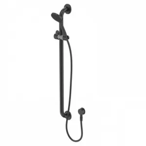 Care Support Shower Set - 900mm Rail In Matte Black By Caroma by Caroma, a Showers for sale on Style Sourcebook