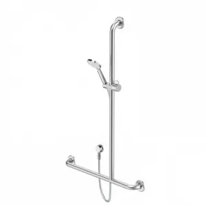 Care Support Shower Set With Inverted T Rail Rh Chrome In Chrome Finish By Caroma by Caroma, a Showers for sale on Style Sourcebook