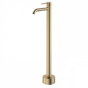 Liano II Freestanding Bath Filler | Made From Brushed Brass By Caroma by Caroma, a Bathroom Taps & Mixers for sale on Style Sourcebook