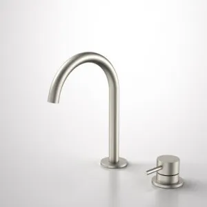 Liano II Hob Basin Mixer Set 160mm | Made From Gunmetal In Brushed Nickel By Caroma by Caroma, a Bathroom Taps & Mixers for sale on Style Sourcebook