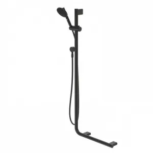 Opal Support Vjet Shower With 90 Degree Rail Left And Right In Matte Black By Caroma by Caroma, a Showers for sale on Style Sourcebook