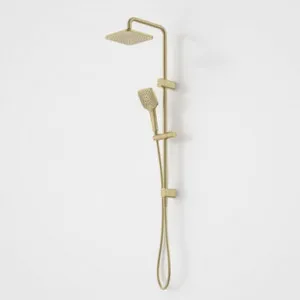 Luna System Shower On Rail With Overhead 4Star | Made From Brushed Brass By Caroma by Caroma, a Showers for sale on Style Sourcebook