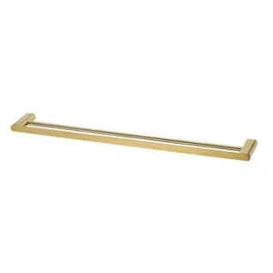 Madrid Towel Rail Double 800mm Classic Gold | Made From Stainless Steel/Zinc/Brass In Golden By Oliveri by Oliveri, a Towel Rails for sale on Style Sourcebook