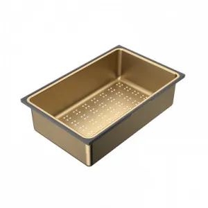 Urbane II Stainless Steel Colander | Made From Brushed Brass By Caroma by Caroma, a Food Preparation for sale on Style Sourcebook