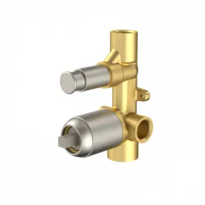 Luna Bath/Shower Mixer With Diverter Body Kit | Made From Brass In Brushed Nickel By Caroma by Caroma, a Bathroom Taps & Mixers for sale on Style Sourcebook