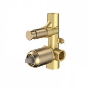 Luna Bath/Shower Mixer With Diverter Body Kit Brushed | Made From Brass/Brushed Brass By Caroma by Caroma, a Bathroom Taps & Mixers for sale on Style Sourcebook