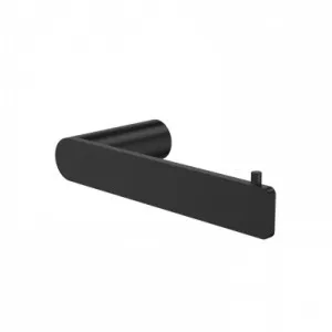 Urbane II Thin Edge Toilet Roll Holder Matte | Made From Brass In Black By Caroma by Caroma, a Toilet Paper Holders for sale on Style Sourcebook