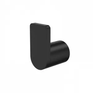 Urbane II Robe Hook Matte | Made From Brass In Black By Caroma by Caroma, a Shelves & Hooks for sale on Style Sourcebook