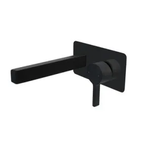 Martini Wall Basin Set | Made From Brass In Matte Black By ADP by ADP, a Bathroom Taps & Mixers for sale on Style Sourcebook