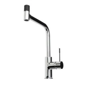 Indi 2 In 1 Square Sink Mixer Matte Black | Made From Brass In Chrome Finish/Black By ADP by ADP, a Kitchen Taps & Mixers for sale on Style Sourcebook