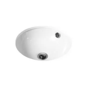 Entice Under Counter Basin Round 370mm X 150mm | Made From Ceramic In Gloss White | 2L to Overflow By ADP by ADP, a Basins for sale on Style Sourcebook