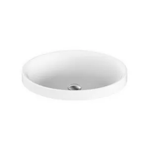 Dignity True Justice Semi-Inset Basin 495mm X 365mm X 130mm Matte | Made From Solid Surface In White | 7L to Rim By ADP by ADP, a Basins for sale on Style Sourcebook