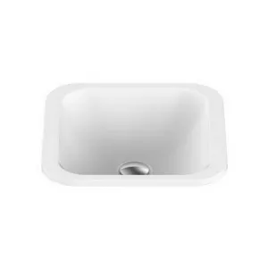 Honour Inset Vanity Basin 365mm X 365mm X 125mm Gloss | Made From Solid Surface In White/Gloss White | 5L to Rim By ADP by ADP, a Basins for sale on Style Sourcebook