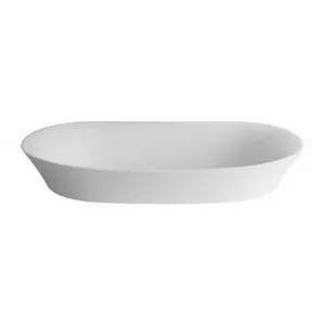 Rise Above Counter Semi-Inset Basin 560mm X 361mm X 155mm Gloss | Made From Marble In White/Gloss White By ADP by ADP, a Basins for sale on Style Sourcebook