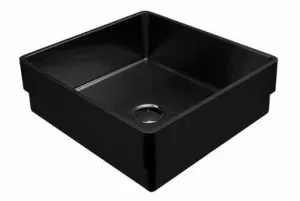 Milan Rectangle Inset Basin In Black | 17.30L By Oliveri by Oliveri, a Basins for sale on Style Sourcebook