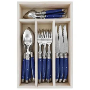 Andre Verdier Debutant Cutlery Set, 24 Piece, Blue by Andre Verdier, a Cutlery for sale on Style Sourcebook