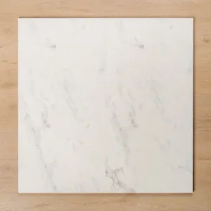 Paradise Calacatta Satin Rectified Ceramic Tile 300x600mm by The Blue Space, a Marble Look Tiles for sale on Style Sourcebook