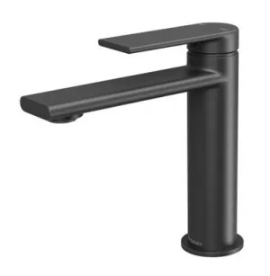 Teel Hob Basin Mixer (140mm Spout) 5Star | Made From Brass In Matte Black By Phoenix by PHOENIX, a Bathroom Taps & Mixers for sale on Style Sourcebook