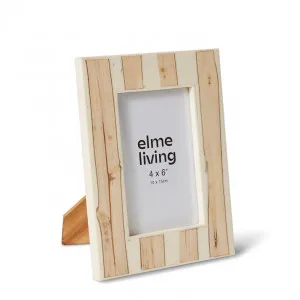 Hetuwa 4 x 6" Photo Frame - 10 x 3 x 15cm by Elme Living, a Photo Frames for sale on Style Sourcebook