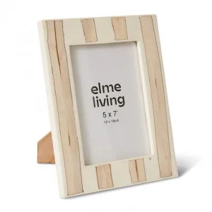 Hetuwa 5 x 7" Photo Frame - 13 x 3 x 18cm by Elme Living, a Photo Frames for sale on Style Sourcebook