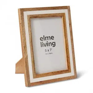 Pedro 5x7" Photo Frame - 13 x 3 x 18cm by Elme Living, a Photo Frames for sale on Style Sourcebook