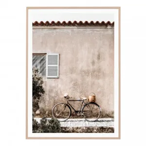 Summer Bicycle Framed Print in 100 x 140cm by OzDesignFurniture, a Prints for sale on Style Sourcebook