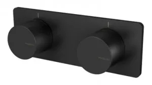 Toi Twin Wall Shower Mixer In Matte Black By Phoenix by PHOENIX, a Bathroom Taps & Mixers for sale on Style Sourcebook