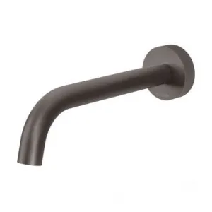 Vivid Slimline Wall Bath Spout/Outlet 180mm Curved | Made From Gunmetal By Phoenix by PHOENIX, a Bathroom Taps & Mixers for sale on Style Sourcebook