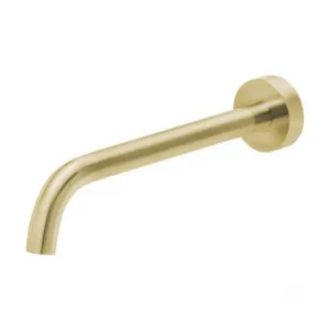 Vivid Slimline Bath Spout/Outlet 230mm Curved Curved In Gold By Phoenix by PHOENIX, a Bathroom Taps & Mixers for sale on Style Sourcebook