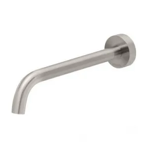 Vivid Slimline Bath Spout/Outlet 230mm Curved In Brushed Nickel By Phoenix by PHOENIX, a Bathroom Taps & Mixers for sale on Style Sourcebook