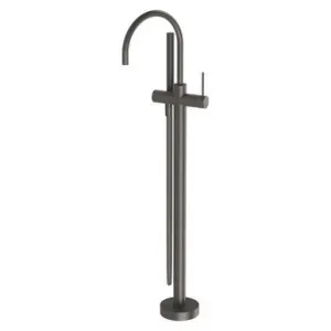Vivid Slimline Floor Mounted Bath Mixer With Hand Shower 3Star | Made From Gunmetal By Phoenix by PHOENIX, a Bathroom Taps & Mixers for sale on Style Sourcebook