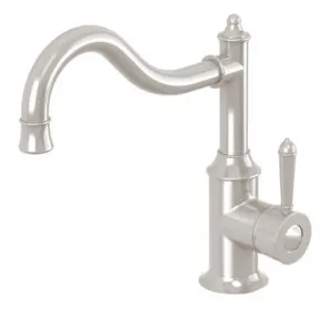 Nostalgia Sink Mixer 220mm Shepherds Crook 4Star In Brushed Nickel By Phoenix by PHOENIX, a Kitchen Taps & Mixers for sale on Style Sourcebook