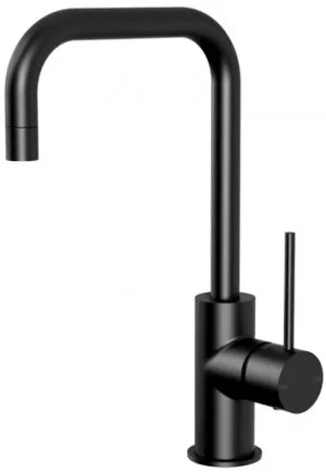 Vivid Slimline Sink Mixer (160mm Squareline Spout) 4Star In Matte Black By Phoenix by PHOENIX, a Kitchen Taps & Mixers for sale on Style Sourcebook