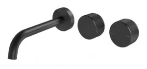 Wall Bath Or Basin Mixer Hostess Set (180mm Fixed Spout) In Matte Black By Phoenix by PHOENIX, a Bathroom Taps & Mixers for sale on Style Sourcebook