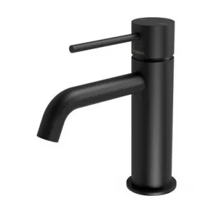 Vivid Slimline Hob Basin Mixer (Curved Spout) 6Star In Matte Black By Phoenix by PHOENIX, a Bathroom Taps & Mixers for sale on Style Sourcebook