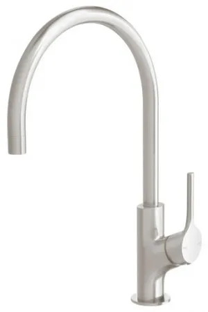 Vivid Slimline Oval Sink Mixer With 220mm Gooseneck Spout 5Star In Brushed Nickel By Phoenix by PHOENIX, a Kitchen Taps & Mixers for sale on Style Sourcebook