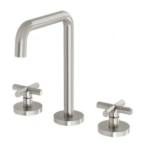 Vivid Slimline Plus Hob Basin Set 5Start In Brushed Nickel By Phoenix by PHOENIX, a Bathroom Taps & Mixers for sale on Style Sourcebook