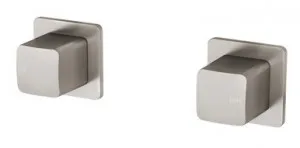 Rush Wall Taps (Top Assemblies) (Pair) In Brushed Nickel By Phoenix by PHOENIX, a Bathroom Taps & Mixers for sale on Style Sourcebook