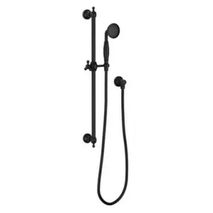Cromford Hand Shower On Rail 4Star In Matte Black By Phoenix by PHOENIX, a Showers for sale on Style Sourcebook