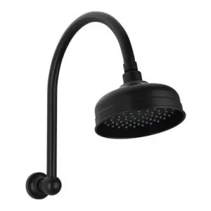 Cromford High-Rise Shower Arm & Rose 4Star In Matte Black By Phoenix by PHOENIX, a Showers for sale on Style Sourcebook
