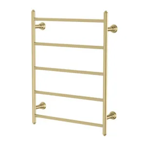 Cromford Heated Towel Ladder 550mm X 750mm Brushed In Gold By Phoenix by PHOENIX, a Bathroom Accessories for sale on Style Sourcebook