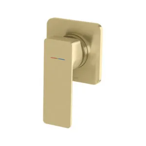 Gloss Mkii Wall Bath Or Shower Mixer Brushed In Gold By Phoenix by PHOENIX, a Bathroom Taps & Mixers for sale on Style Sourcebook