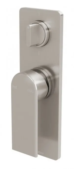 Teel Switchmix Bath & Shower Diverter Mixer Fit-Off Kit In Brushed Nickel By Phoenix by PHOENIX, a Bathroom Taps & Mixers for sale on Style Sourcebook