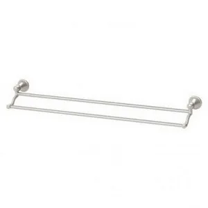 Nostalgia Towel Rail Double 760mm In Brushed Nickel By Phoenix by PHOENIX, a Towel Rails for sale on Style Sourcebook