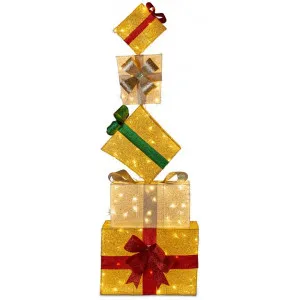 Arvila LED Light Up Outdoor Stacking Christmas Presents Ornament, 167cm by Swishmas, a Decor for sale on Style Sourcebook