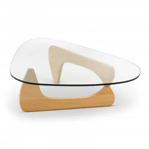 Kora Noguchi Glass Coffee Table, Natural by L3 Home, a Coffee Table for sale on Style Sourcebook