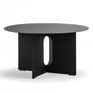 Kiyo Round Steel Coffee Table, Matte Black by L3 Home, a Coffee Table for sale on Style Sourcebook