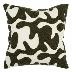 Maddison Feather Fill Cushion 50x50cm in Olive by OzDesignFurniture, a Cushions, Decorative Pillows for sale on Style Sourcebook