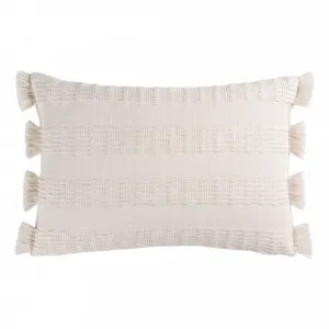 Nantucket Feather Fill Cushion 35x50cm in Ecru by OzDesignFurniture, a Cushions, Decorative Pillows for sale on Style Sourcebook